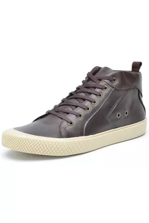 Clube do Sapato de Franca Tenis Casual Masculino Cano Alto de Couro DF Urban