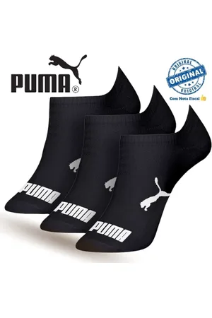 PUMA Kit 6 Pares Meia Sapatilha Original Algodão Com NF