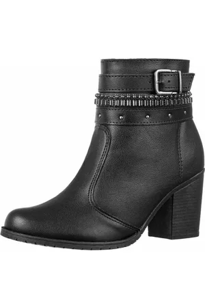 Gigil Bota Salto Montaria Salto Alto Biker Preta