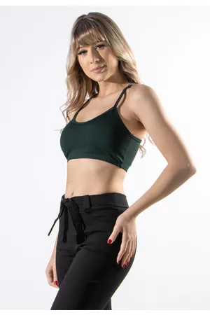 Bella Fiore Modas Top Fitness Nadador Feminino Alça Fina Academia