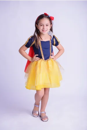 Muvile Fantasias Infantil - Fantasia Muvilê, Princesa Marinho com Capa