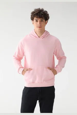 Benellys Blusa de Frio Moletom Canguru Masculino Flanelado Liso Claro