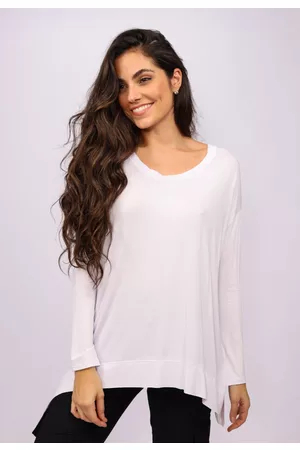 Amazonia Vital T-Shirt Ampla Malha Manga Longa
