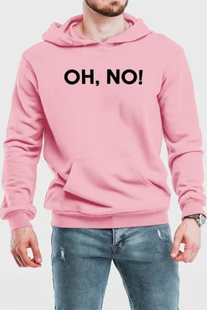 Benellys Moletom Masculino Canguru Oh No Claro