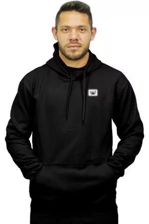 Relaxado Blusa De Moletom Estampado Siri Com Capuz Bolso Canguru