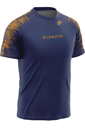 Over Fame Camiseta Raglan Unissex Badminton Tecnodots Marinho