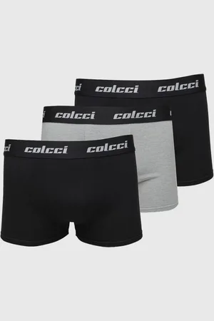 Colcci Kit 3pçs Cueca Boxer Logo Preta