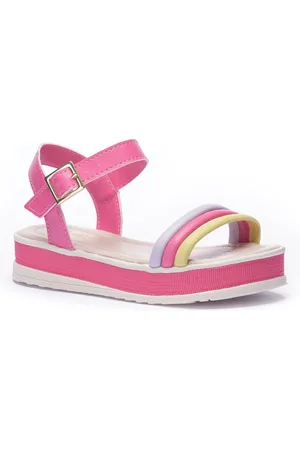 Tininha Infantil - Sandália Flatform Tiras Coloridas