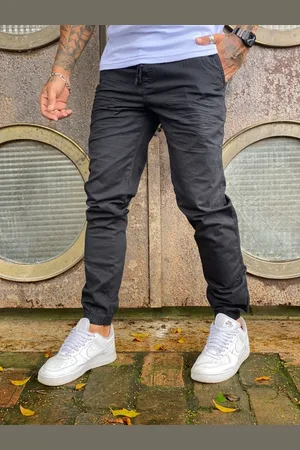 Alleppo Jeans Calça Masculina Jogger Sarja Dublin