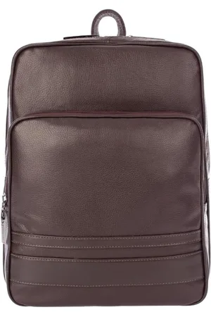 Vira Vento Mochila Masculina Slim Em Couro Ricardo