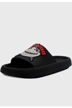 Pópidí Infantil - Chinelo Estilo Nuvem Popidi Menino Tubarao