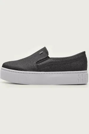 SANTA LOLLA Tênis Slip On Flatform Glitter