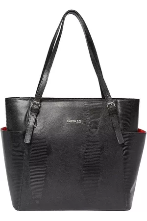 Griffazzi Bolsa de Couro Preta