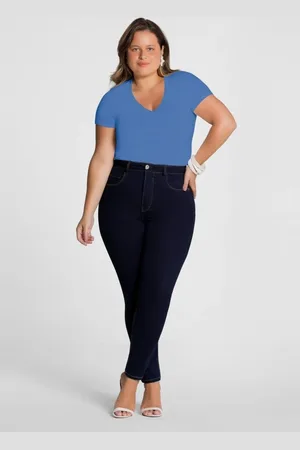 Lunender Blusa Plus Size Malha Básica