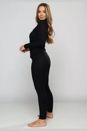Mvb Modas Pijama Longo Conjunto Canelado Gola V Manga Longa e Calça Comprida