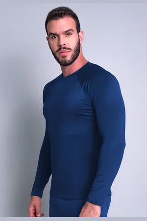 Mvb Modas Camisa Térmica Masculina Segunda Pele Proteção Uv 50+
