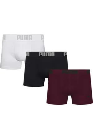 PUMA Kit 3 Cuecas Boxer Sem Costura Masculina