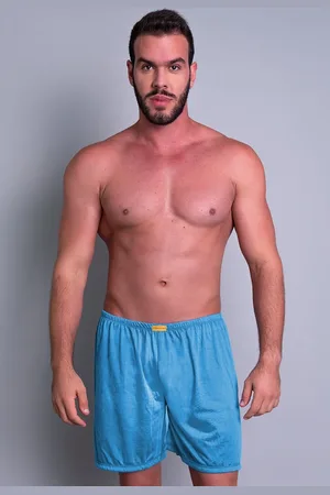 Mvb Modas Short Curto Pijama De Dormir Masculino Adulto Claro