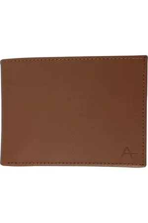 Aramis Carteira Masculina Couro Microprint Brass Caramelo