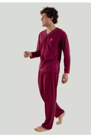 Linha Noite Pijama Longo Masculino Calça
