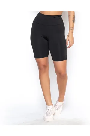 FRISTYLE Bermuda Biker Fitness Academia Feminina Preta