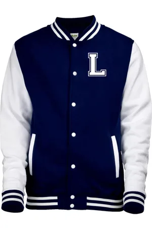 College4EVER Jaqueta College Americana Letra L bordada