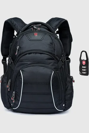 Swissport Mochila Antifurto Reforçada Moderna Grande Para Notebook B