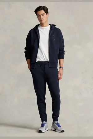 Ralph Lauren Calça Jogger Amarração Azul-Marinho