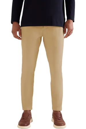 Reserva Calça Masculina de Sarja Casual Iron Cáqui