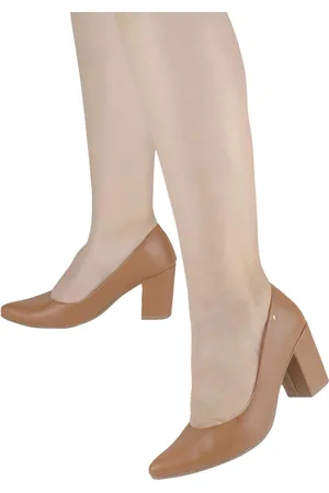LÓRIS SHOES Scarpin Lóris Shoes Feminino Salto Alto Grosso Lóris Shoes Bico Fino 3041