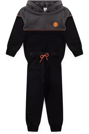 Molekada Infantil - Conjunto Blusão MLK Em Moletom E Calça