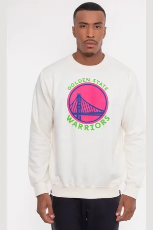 AmazonBasics Moletom Neon Colors Golden State Warriors Off White