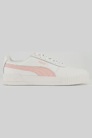 PUMA Tênis Carina L BDP Feminino Branco e Rosa