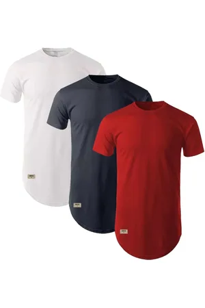 Di Nuevo Kit Camisetas Longline Corte Alongado Marca DNV