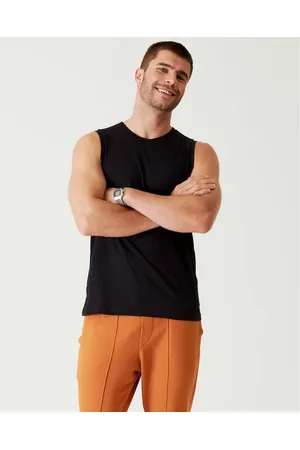 Malwee Regata Básica Masculina Cava Ajustada Em Algodão