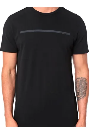 Calvin Klein Camiseta Jeans Masculina Sash Preta