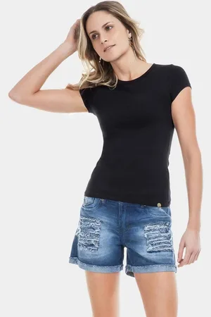 Lunender Blusa Básica Malha Cotton