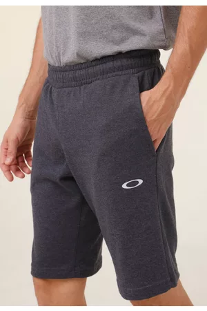 Oakley Bermuda de Moletom Reta Fleece Preta