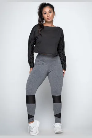 Plus Size - Legging Nike Dri-FIT Fast Swoosh Feminina - Preto+