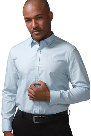 Calvin Klein Camisa Jeans Masculina Slim Fit New CKJ Logo Claro