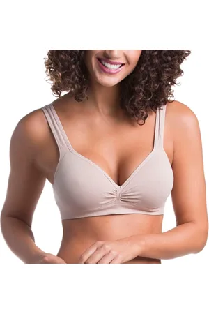 TRIFIL Sutiã Top Daily T-shirt Bojo Soft Sem Costura Macadâmia