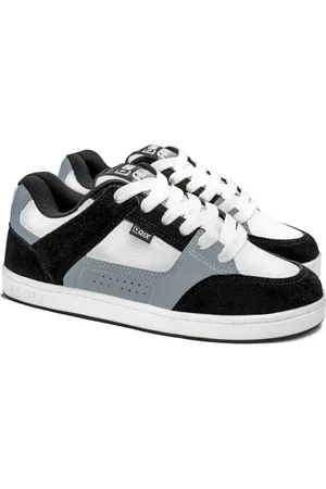 QIX Tênis Skate Retrô AM Cinza Branco