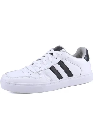 Mr. Gutt Tênis Casual Couro Branco com Preto