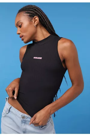 Colcci Blusa Cropped Ajustada Amarração na Cintura