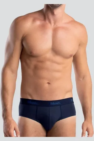Mash Cueca Slip Masculina Algodão Pima marinho G