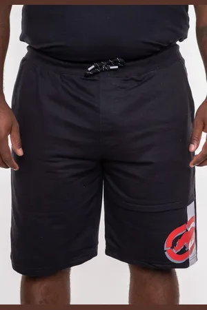 Ecko Bermuda Moletom Plus Size Odi Preta