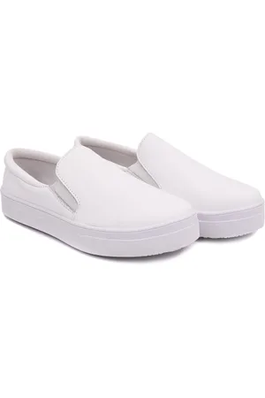 ROMEU E JULIETA SHOES Tênis Slip On Feminino de Couro Para Área da Saúde