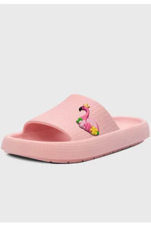 Pópidí Infantil - Chinelo Nuvem Popidi Menina Flamingo