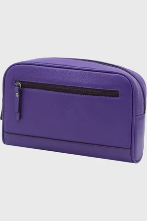 Mariart Pochete de Couro Búzios Blueberry