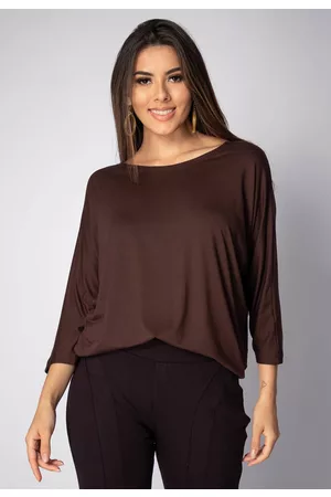 Amazonia Vital Blusa Morcego Ampla Manga 3/4